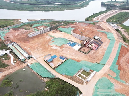 Produtos de mesa de hubei Du Jiatai inundação delimitar e de segurança de construção (wuhan, lago de bambu para equipamento de estações de bombagem principal motor de engenharia passou a aceitação